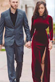 Absolutely love this dress! Very elegant and chic. Very good quality as expected and the material feels amazing. I wore this dress for my engagement photo shoot. Lulu's killed it as usual! - Mindi-Elyse V.