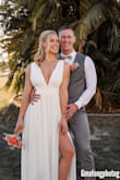 I absolutely love this dress! It is elegant and classy, yet fun and sexy! I wore it for my wedding and it was beyond what I expected with ordering a dress online, I got so many compliments on it. I ordered the Medium first as I'm in between Small/Medium depending on fit but the small fit perfectly. This dress is true to size and is flatteringly snug around the waist. And it feels and looks (and is) high quality. - Sofia N.