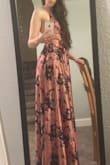 Fit me perfectly in the waist/hips but is HUGE in the upper section. I thought the model looked small on top like me, so I thought for sure it would fit, but it was really big. I altered it on my own which looked a little weird, but I didn't have time to find another dress. - Kelsey A.