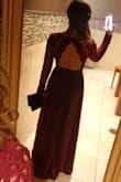 I did three day shipping and got my dress very quickly. It was definitely too long even with my tall heels, be prepared to get a hem on this. I got the back lace taken in a bit too. It is a gorgeous gown, great quality, I got so many compliments. Sexy and classy! If you're okay with getting it hemmed it's the perfect dress. - Kaitlin N.