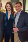 I wore this to my December Rehearsal Dinner and it was perfect! It is extremely flattering and I received tons of compliments. The material is soft and very comfortable. I would recommend it to anyone! The leg is a little long. I'm tall, and wore small heels, and the leg was still a bit long. One note- the V is rather deep for a church, so I safety pinned it. It worked well, but ripped the fabric a little. Beware of the safety pin on this material. - Grace W.