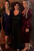 This dress is stretchy and fits like a glove! I bought a size L & XL & ended up keeping the L. I seriously love this dress. Wore it to my employee Christmas party and received tons of compliments. - Valerie H.