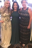 This dress fit me very well. LOVED the adjustable straps! Since I am petite, I did have to get the dress hemmed. I ended up wearing a sticky bra in order to keep the girls in a good place for the cut of the dress. :) - Lisa C.