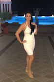 This was a perfect sexy white dress for a Mexico trip. The fabric was soft and was very comfortable. I loved that it was easy to wear and I did not have to keep pulling down like most tight dresses. I will wear it many times and recommend highly! - Debra G.