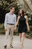 I wore this dress for my engagement photos. This was the first dress I bought off of Lulu's so I wasn't sure what size I would be so I bought a large. I'm glad I did because it fit my hips great. I now know I'm a medium, but there isn't much stretch in the dress so I was okay with the top being a bit lose as I wouldn't have been able to get the dress on if I got medium. Will definitely be wearing again! - Cali B.