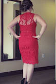 I ordered a medium, but was sent a small instead thankfully.
This dress was comfortable and fit like a glove. I got so many compliments as well. Will definitely order in different color for another wedding! - Danielle G.
