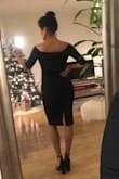 This dress is very form fitted and runs true to size. Perfect length, we didn't have to get anything altered. The double lining is appreciated (no bra needed) and makes this perfect for a wedding or other formal occasion, excited to wear soon! - Danielle S.