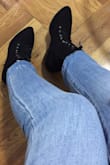 I love my lace ankle boots. Thet fit perfectly fine I am 6/2. They are very comfortable, very chic, and cute. I can wear them with anything. I'm really happy with my boots. - Mirely P.