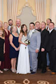 I wore this dress for my wedding in Vegas. It's amazing! I had to get the front altered just a bit because I'm short, but I left the train untouched. Wore adhesive cups with it. It was perfect in every way. - Amanda B.