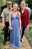 Though it was a bit long, I love the dress. It looks great and the fit it perfect. The adjustable straps are perfect too. I would highly recommend this dress for any type of formal event. I ordered mine for Prom. - Mackenzie S.
