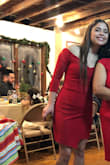 This dress is amazing, it feels so soft and fitting. It has elastic on the shoulders so it won't fall off. The fabric feels like it could last you years! Lulus never fails to surprise me with their dresses. Only mistake I did was put a simple necklace with it, so make sure your necklace is noticeable since your chest and shoulders will be out :) - Val T.