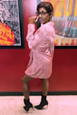 I ordered this dress for New Years.. it fit so perfectly! I never wear pink like that, but this dress had me thinking otherwise! Only thing that was a little "ehh" for me is when I was dancing you could see my undies (don't drop it low ladies)! - Victoria G.
