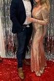 The only issue you will have is your whole house or car will be full with sequins. If that doesn't bother you, it's a good dress for a good price ... I wish it would be a little better quality.... I wouldn't mind paying more to have top  quality... - Eva S.
