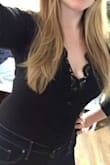 This is super sexy and comfy! I'm really excited to wear this out, it's great because you can slip a black tank under if you want to tone down the sexiness a bit. The cut was lower than I thought, just below my bra but covered well by the lace. It's also comfy to wear. I am typically a medium, but sometimes need a large, so could understand if this runs large to some. - Marianna H.