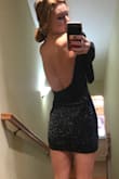 Such a cute and comfortable dress! It fit perfectly on me and was great for my New Years outfit! I would recommend! - Megan D.