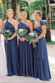 Got these dresses as my bridesmaid dresses and loved them! It's a little difficult to wear a bra with, but not impossible. - April F.