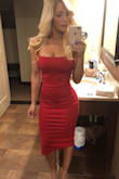 My boyfriend couldn't stop staring! Fits like a glove. Little tight but I wouldn't size up. I got an XS. - Sara K.