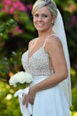 I got a size 6 because it was the only one available. The straps had to be taken up, but other than that, it was perfect! I felt like the bride I dreamed I'd be. - Kelli E.
