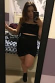 This dress is an awesome fit and right in time before I go to Vegas for my birthday! It doesn't have a zipper which is great because I can just slip it right on. Everything is in the right place! I was worried because it's a bodycon, and my not so confident self was worried, but GIRL..... THIS IS CUUUUUTE. - Amy M.
