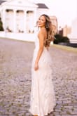 This is one of the dresses I've purchased a couple of months ago for a photo-shoot and it's a favorite of mine. It's very comfortable, easy to move around and gives a princess/boho vibe. I highly recommend getting this dress. It is so gorgeous! - Kimmy H.