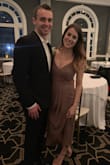I bought this dress for a friend's wedding and it was awesome. Well made and love the fabric. I do wish I'd bought one size down due to the length (it went to my heels even though it's 'midi') and size of the waist / bust. 

It fit in general, but I wore a fairly padded bra to make up for the extra inch of fabric in the top. And heels were a must since it would have dragged on the floor. Otherwise, looked great & I got a ton of compliments on it! - Madelaine R.