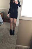Super sexy and adorable black dress. It can be dressed up or down. Hugs all of my curves perfectly! - Gianna B.