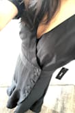 Beautiful dress, I like the design, but doesn't work for my petite body at all. Even the XS, the top part is too roomy and the skirt part is way too long like a maxi on me. If you're taller go for it, it's a nice dress. - Jules M.