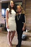 This dress was perfect for my Bridal Shower. The material was comfortable and was forgiving even after I hit up the mimosa bar. I got so many compliments on this dress, and the back, AMAZING! - Megan K.