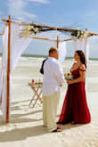 The dress was perfect for our non-traditional beach wedding. It fit me like a glove. My husband and I absolutely loved it. - Natalie R.