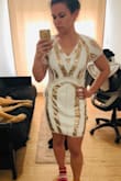 I always order a medium and this was the first time it did not fit well at all. Based off the size chart I was a medium, and that is what I usually always order. Very disappointed and unfortunately it was a final sale - Emily G.
