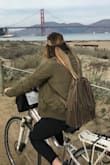This bomber jacket has become a staple in my closet. Great neutral color and the style of the jacket can be worn super casually or dressed up for an edgy look. Just the right amount of thickness to keep you warm on a cool day. - Taylor F.