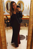 LOVED this dress! I did have to take the top half in a bit because my hips are fairly normal size but I'm small in the chest but well worth it. Everyone kept telling me I was the prettiest girl at the event. - Julie V.