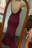 I absolutely adore this dress! I bought it for a maid of honor dress for my sisters wedding and I'm in love! Gorgeous color and material, it looks just like the photos. The material is soft and thick and the dress has some weight to it, which is perfect for my formal occasion and it also means I don't need to wear a bra. I'm usually between sizes (S and XS) and based on my past experience with Lulus dresses, I got an XS. It's a little tight but that's what I was going for. It is long on me but I'm used to that, nothing a pair of heels can't fix. I'm so excited to wear it! - Aylin K.