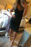 So obsessed with this dress! The lace details are so sexy, yet subtle. The fit is great and gives a little. I love the length - great for a holiday party, rehearsal dinner, date night, etc. Love the color too! - Lindsey K.