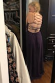 I was surprised by how well this dress fit! It was a bit difficult to get on and situated without a second set of hands, even though I carefully loosened all the lacing before trying to put it on. The length is very generous. I can't wait to wear it for the event! The top fits well without a bra and feels supportive. - Bailey U.