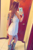 I really wanted this romper for my birthday back in August and unfortunately was sold out! But luckily in January it came back in stock just in time for a Kane Brown concert! It was so comfortable and fit me great! Length was good for me and was just truly flattering! - Jenny L.