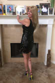 My husband ordered me 19 dresses from your site as a Valentine's day gift and I only returned one because I already had a similar one in my closet. We both had fun while trying on the dresses, and modeling them for him. He loved the way all the dresses looked on me and fit. I would have to agree, I love the fit and style too. He did a great job of picking the right size for me, because they all fit like they were made for my body! This Champagne Showers Black Sequin Bodycon Dress will definitely keep my husband's eyes on me only. Classy yet still daring. I love dressing up for galas and formal events too. I can't wait for the next one, so I can wear this! Lulus will definitely be one of my favorite sites to order from.
Sincerely, Wendy Christine Gonzales - Wendy G.