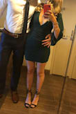 Wore this to a wedding and got lots of compliments! One tip: do not iron the waist!!! There's a plastic band inside that melted but still love the dress & wore with no bra. - Samantha W.