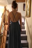 LOVE the look of this dress! Beautiful color, perfect fit, good quality. I got a small, and it was a perfect fit for my body type. Definitely too long for me, so I will need to get it hemmed. Definitely recommend! - Leah F.