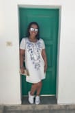 Love this dress! Wore it on my trip to Greece. Very pretty embroidery detail. It has a second lining underneath so it's not sheer. The dress does wrinkle easily which is the only negative about it. - Maria D.