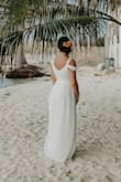 I instantly knew this dress would be my wedding dress! I had the straps and length altered. The dress was absolutely perfect!! Light, flowy and great quality. I highly recommend this dress. - Caylee C.