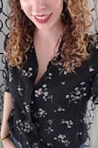 This top is so gorgeous. I love the way it fits, is versitile in what I can wear it with and doesn't need to have an undershirt worn with it because it's not see through! I have received so many compliments when wearing this top and it's one of my favorite tops. The fit is true to size and both my mom and sister wanted one as well! I feel so confident in it and I can keep things very classy and business looking, or change it up and bring my sassy side out by paring it with a tight skirt. Love it! - Erika P.