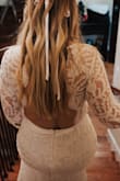 I got married in this dress. It was comfortable and I LOVED the back. 10/10! - Kacey K.