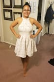 I wore this for my engagement party. It was classic, beautiful, and fit great! - Katherine B.