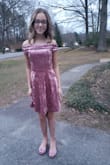 My daughter wore this to her first middle school danced and absolutely loved it!  She was truly the Belle of the Ball.  Other mothers texted me, asking where I found the perfect dress and shoes!  It made for the best night EVER! - Mercedes C.