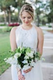 Love this dress! It is super flowy and fits great! I'm using it for engagement photos, bridal shower and private ceremony. I'm usually a size 8/10 and ordered a M. The length is perfect. - RoseMarie W.