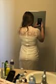 Was very comfortable, but too big in the hip and waist area. I ordered a small and should have ordered and XS. I sent it back and decided to get another dress that seemed more flattering for me. My jean size is around a 6 and I wear Adult M for t-shirts. I would definitely size down if you are thinking of getting the dress. - Jimmie D.