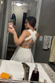Love the color white and design cross on the back. Can't wait to take it out salsa dancing. - Catherine F.