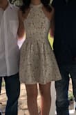 Used for the civil marriage ceremony and LOVED IT! My measurements suggested I buy a small but other reviewers that bought a size small had a bigger bust size so I decided to go for XS. Fit snug with no wiggle room but was not too tight either. I had people ask if it was custom made from how well fitted the top was. - Jessica G.