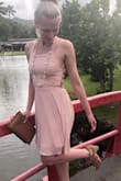 LOVE this dress. It fit me like a glove, I didn't need to wear a bra and you would of never known. Perfect for a night out in Kauai. - Allie K.